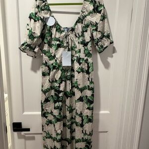 NWT Hill House Ophelia Dress In Night Bloom XL
